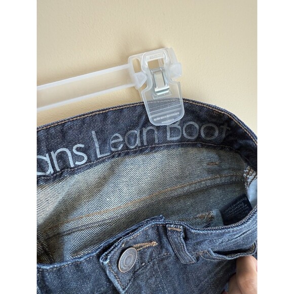 Women's Calvin Klein Lean Bootcut Dark Wash Stretch Blue Jeans Size 2 / 26 - Picture 4 of 12